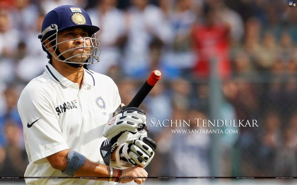 Download Sachin Tendulkar, The Little Master of Cricket Wallpaper |  Wallpapers.com