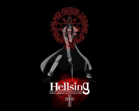 Hellsing Wallpaper Red Cg Artwork Darkness Fictional Character Illustration Wallpaperuse