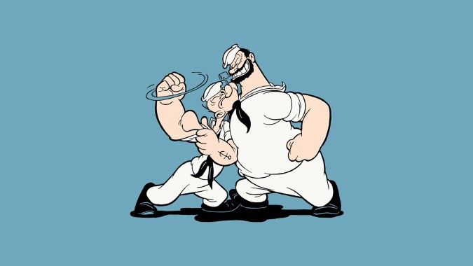 Download free Popeye Playing Poker Wallpaper - MrWallpaper.com