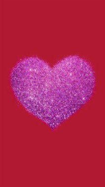 輝くハートの壁紙 ピンク 心臓 バイオレット 紫の 愛 Wallpaperuse