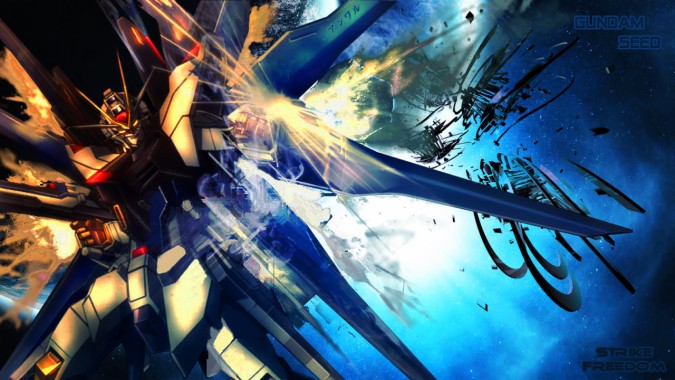 Strike Freedom Gundam Wallpaper Space Graphics Graphic Design Cg Artwork Anime Wallpaperuse