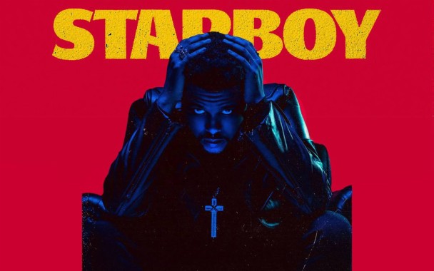 the weeknd starboy wallpaper,red,fictional character,poster ...