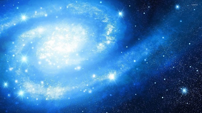 Galaxy Wallpaper 19x1080 Sky Blue Outer Space Atmosphere Astronomical Object Wallpaperuse