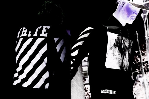 Off White Virgil Abloh Wallpaper Photograph Black And White Standing Snapshot Photography Wallpaperuse