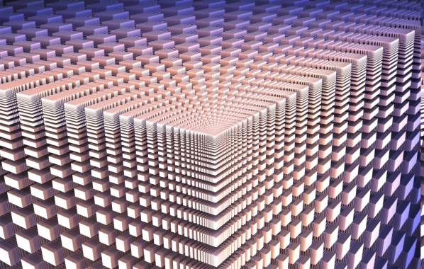 目の錯覚の壁紙のhd パターン 建築 金属 設計 対称 Wallpaperuse