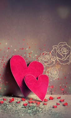 cute heart wallpapers,heart,pink,red,valentine's day,balloon (#75237 ...