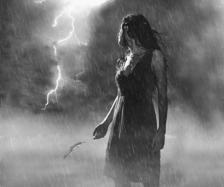 Fond D Ecran De Pluie Triste Tempete Noir Et Blanc Orage Vent Ciel 4437 Wallpaperuse