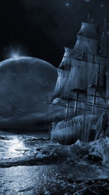 海賊のiphoneの壁紙 自然 空 月 雰囲気 車両 Wallpaperuse