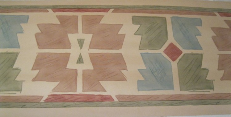 southwestern wallpaper borders,line,wall,wood,pattern,textile (#525330