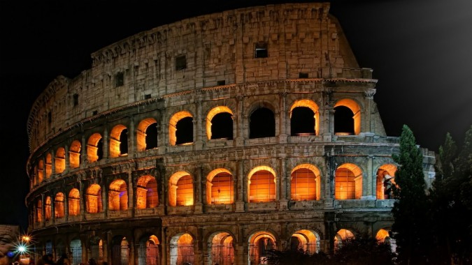 roma wallpaper hd,landmark,amphitheatre,ancient roman architecture ...