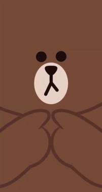 Free Line Bear Wallpaper Line Bear Wallpaper Download Wallpaperuse 1