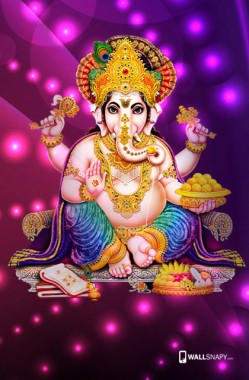 vinayagar wallpaper download for mobile,purple,illustration,magenta ...