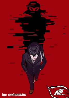 Persona 5 Iphone Wallpaper Crowd People Illustration Font City 900 Wallpaperuse